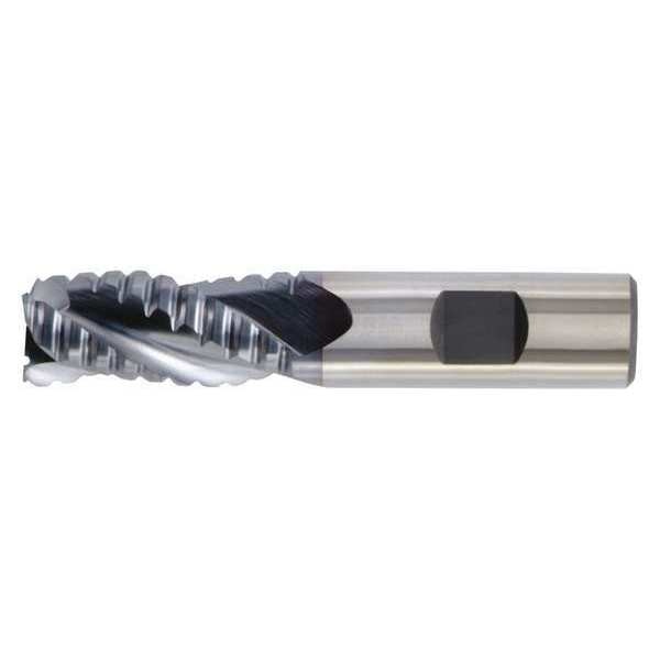 End Mill, TiCN, 1.2500 in Milling Dia, 6A0R