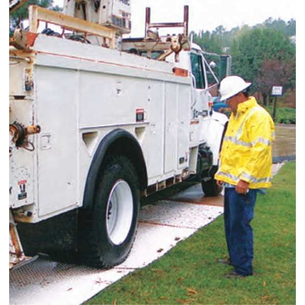 Ground Protection Mat High Density Polyethylene 8 ft 3 ft 1/2 in