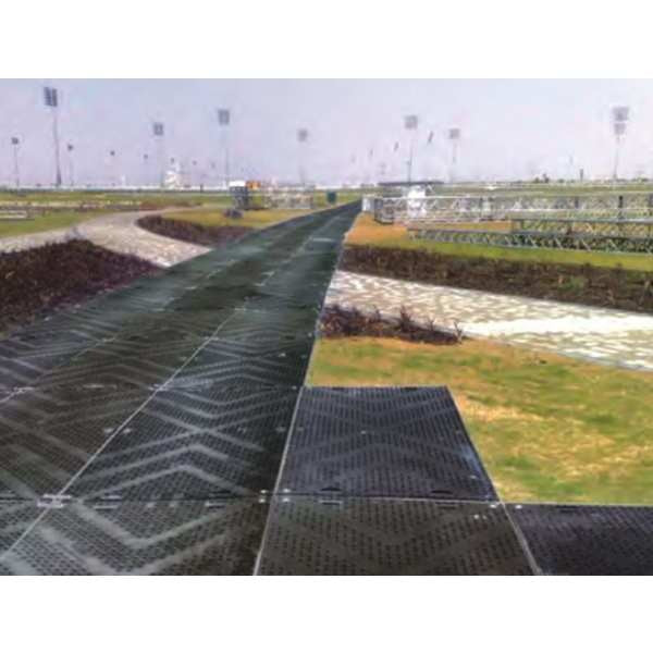 Ground Protection Mat High Density Polyethylene 8 ft 4 ft 1/2 in