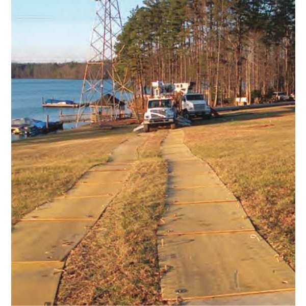 Ground Protection Mat Composite Fiberglass 8 ft 45 in 2/5 in