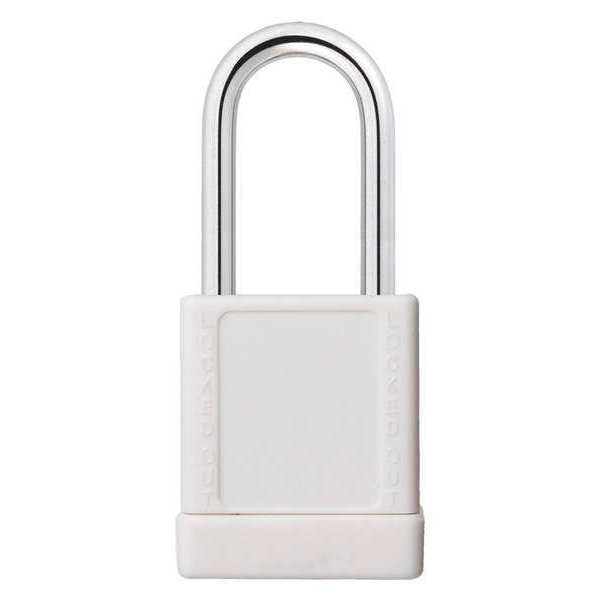 Lockout Padlock, KD, White, 2