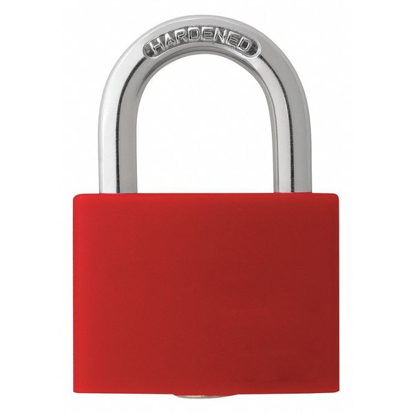 Lockout Padlock, KD, Red, 1-7/16