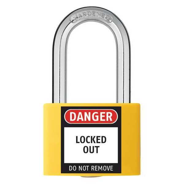 Lockout Padlock, KA, Yellow, 2