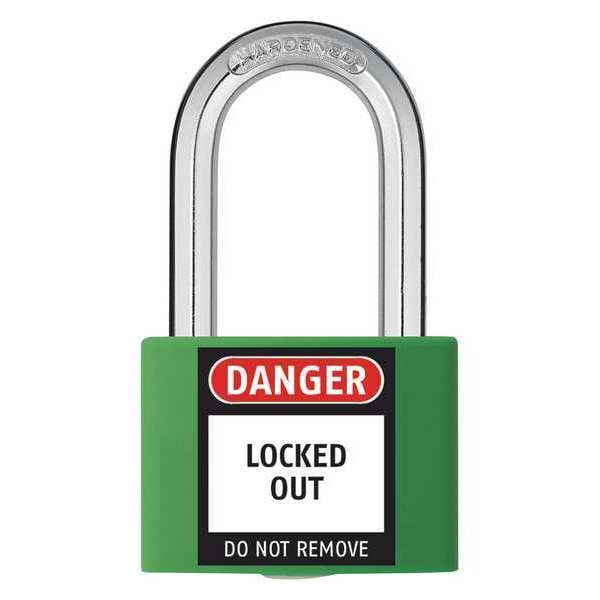 Lockout Padlock, KA, Green, 2