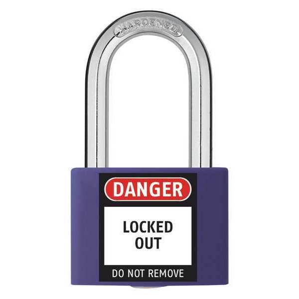 Lockout Padlock, KD, Purple, 2