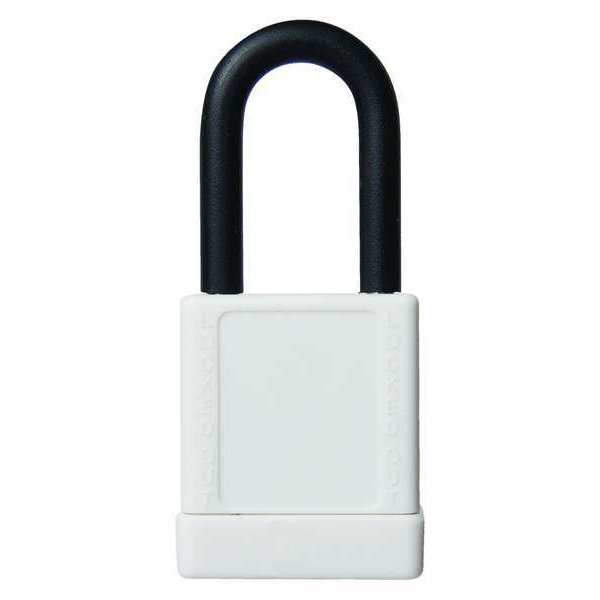 Lockout Padlock, KD, White, 2