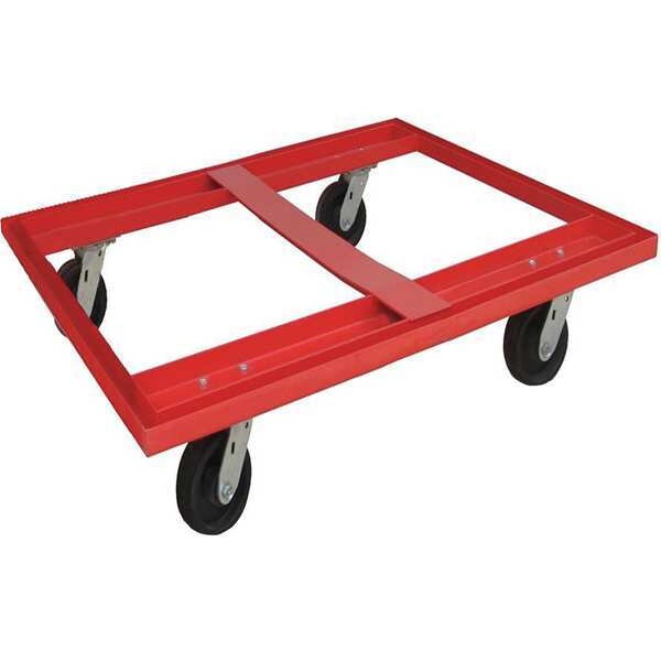 Pallet Dolly, 48x42, Cap 3600 lb, Steel
