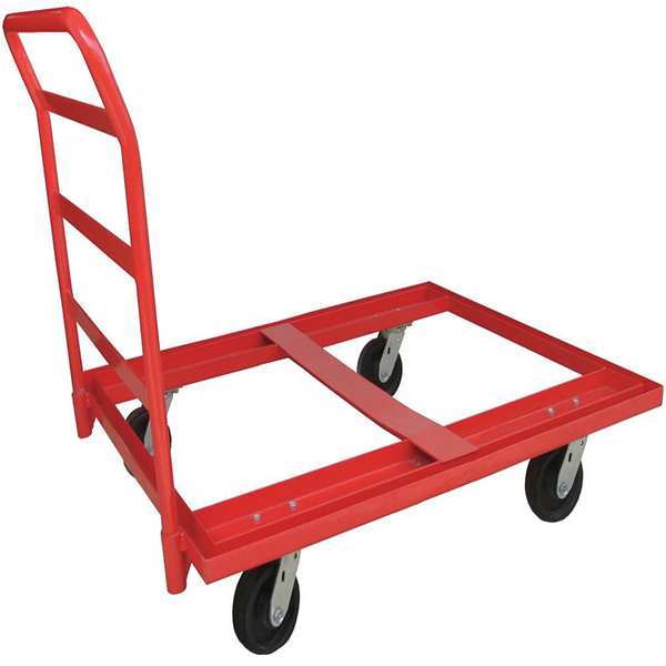 Pallet Dolly, 48x42, Cap 3600 lb, w/Handle