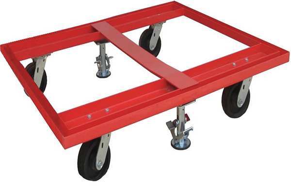 Pallet Dolly, 48x48, With Floor Locks