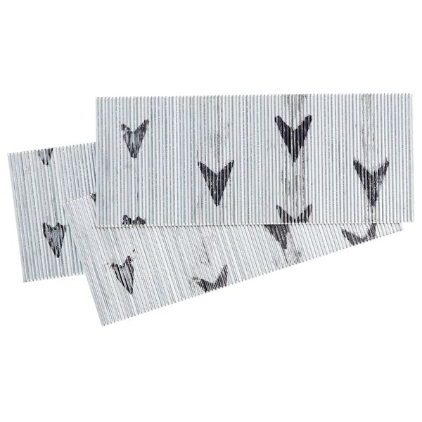 Collated Pin Nail, 1 in L, 23 ga, Galvanized, Headless Head, Straight, 2600 PK