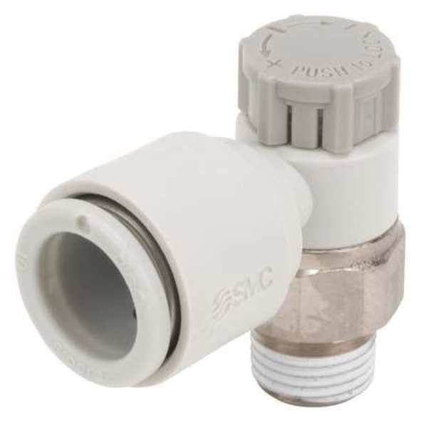 Speed Control Valve, 1/4 In Tube, 1/8 In
