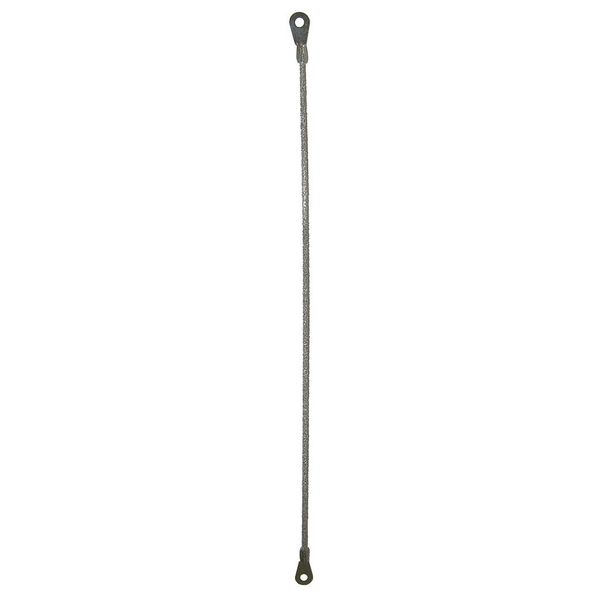 Rod Saw Blade, Tungsten Carbide Grit, 12In
