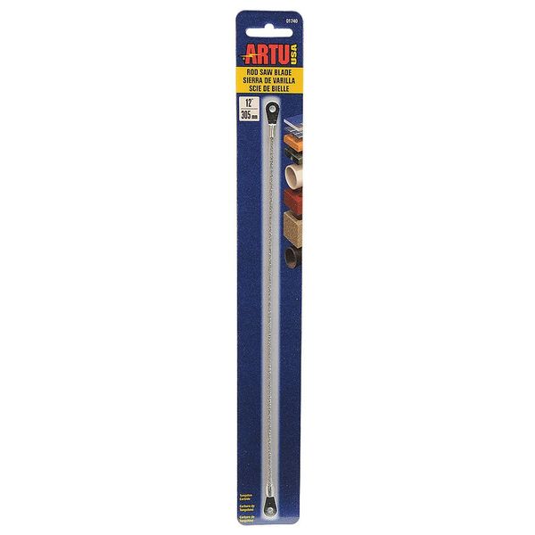Rod Saw Blade, Tungsten Carbide Grit, 12In