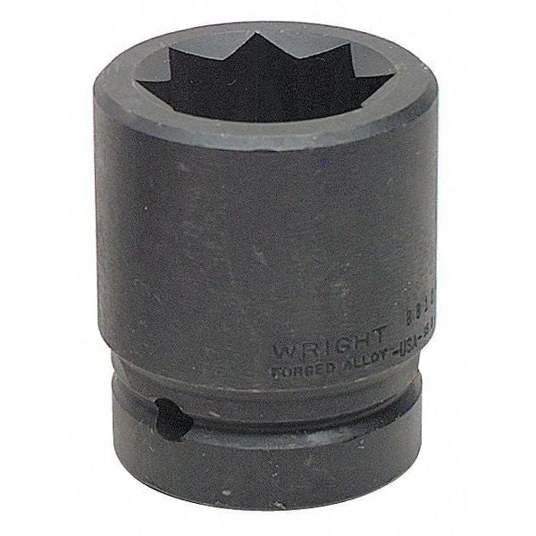 Impact Socket, 1 In Dr, 1-1/8 In, 8 pt
