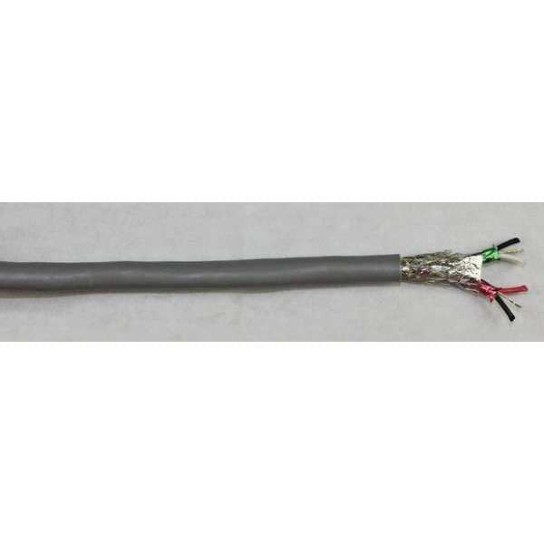 Multi-Conductor, 24 AWG, Silver, 0.343 in.