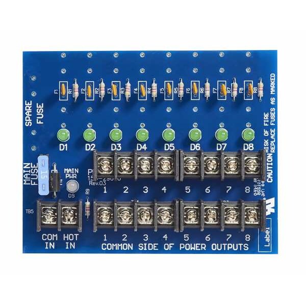 Power Distribution Board, PTC, 8 Output