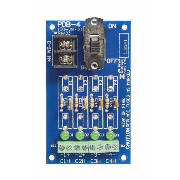 Power Distribution Board, PTC, 4 Output