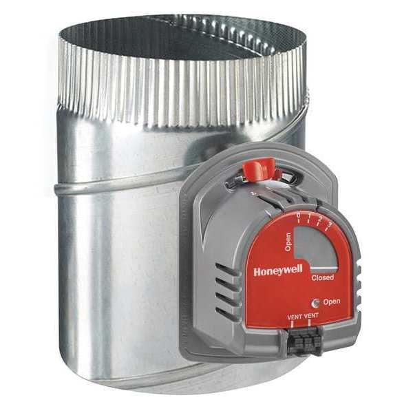 Round Damper, Gr/Rd/Steel, 8 in. Dia.