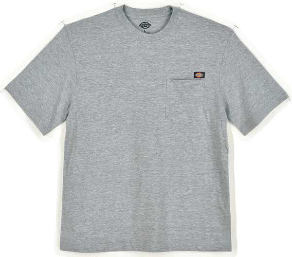 Short Sleeve T-Shirt, Cotton, Hthr Gry, XL
