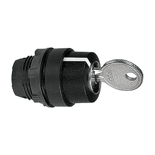 Non-Illum Selector Swtch, 22mm, 2 Pos, Keyd