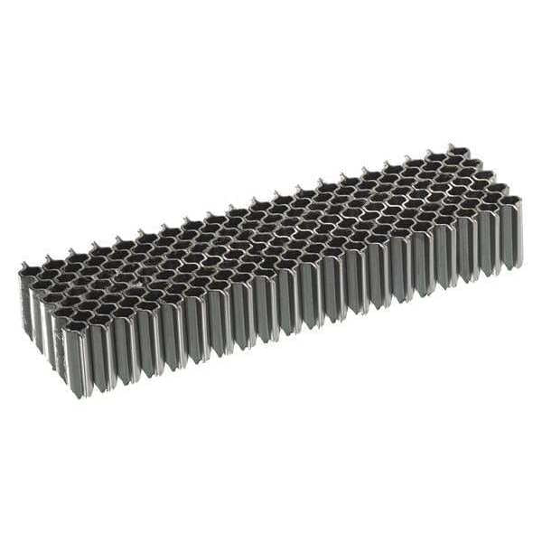 Staples, 25 ga, 1/2 in Leg L, Steel, 4000 PK