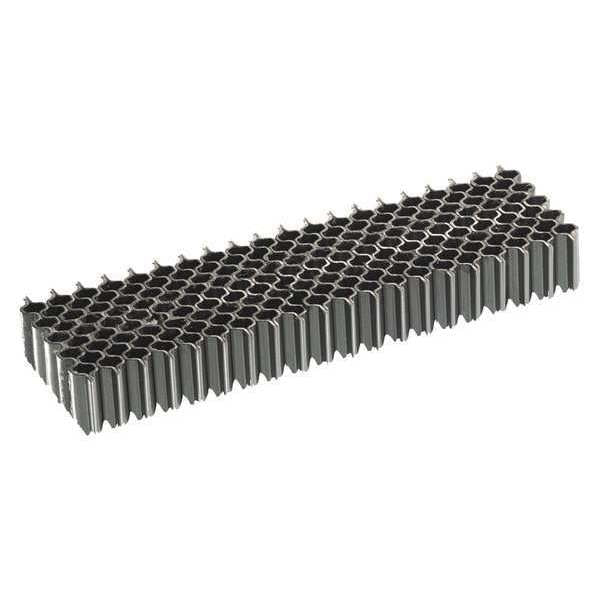 Staples, 25 ga, 3/8 in Leg L, Steel, 5000 PK