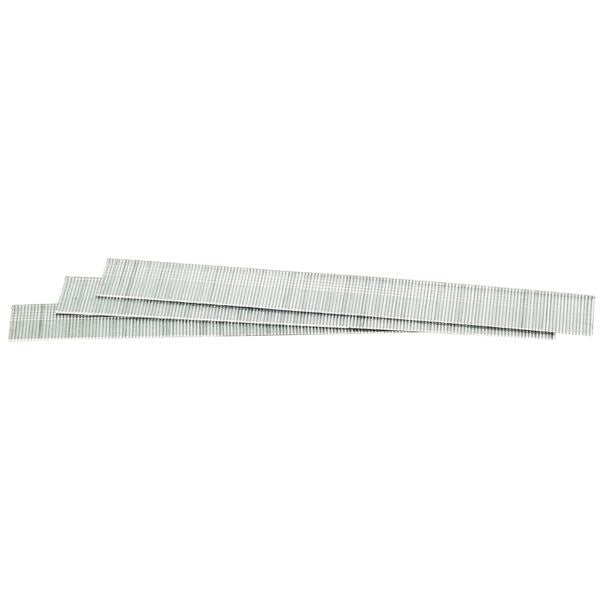 Collated Brad Nail, 5/8 in L, 21 ga, Electro Galvanized, Brad Head, Straight, 5000 PK