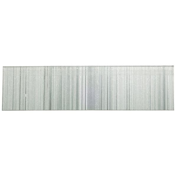 Collated Pin Nail, 1-3/8 in L, 21 ga, Electro Galvanized, Brad Head, Straight, 5000 PK