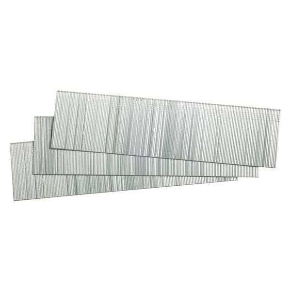 Collated Pin Nail, 1-3/8 in L, 21 ga, Electro Galvanized, Brad Head, Straight, 5000 PK