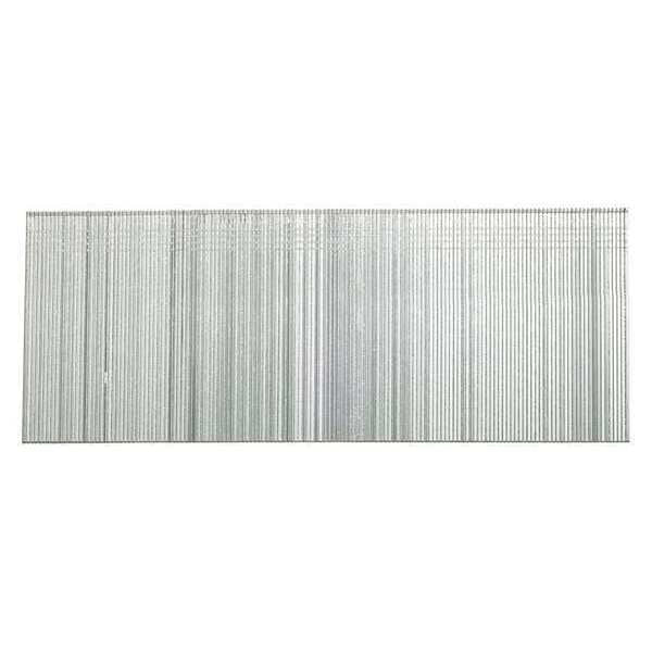 Collated Brad Nail, 2 in L, 21 ga, Electro Galvanized, Brad Head, Straight, 5000 PK