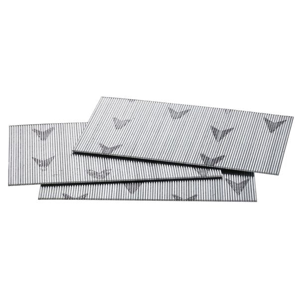 Collated Headless Pin, 1-3/8 in L, 23 ga, Electro Galvanized, Headless Head, Straight, 2600 PK