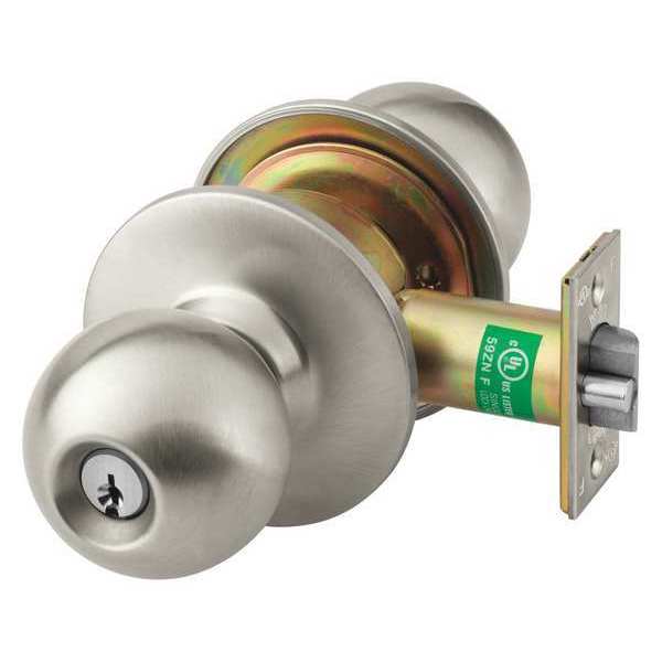 Knob Lockset, Mechanical, Storeroom, Grd. 1