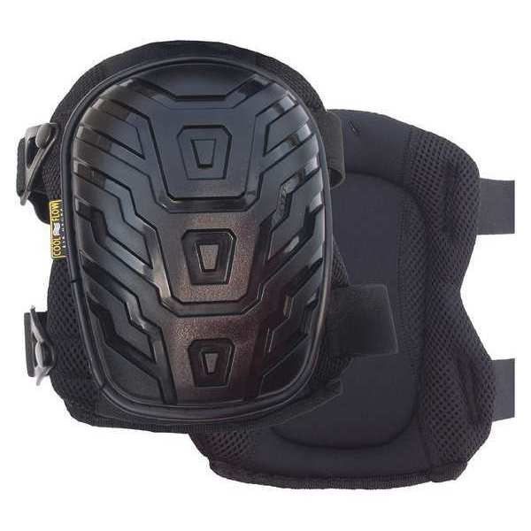 Knee Pads, Black, Plastic, Non-Marring, PR