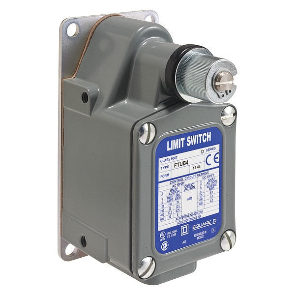 Foundry Duty Limit Switch, No Lever, Rotary, SPDT, 12A @ 600V AC