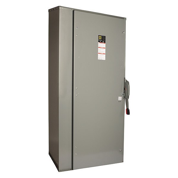 Fusible Single Throw Safety Switch, Heavy Duty, 600V AC/DC, 3PST