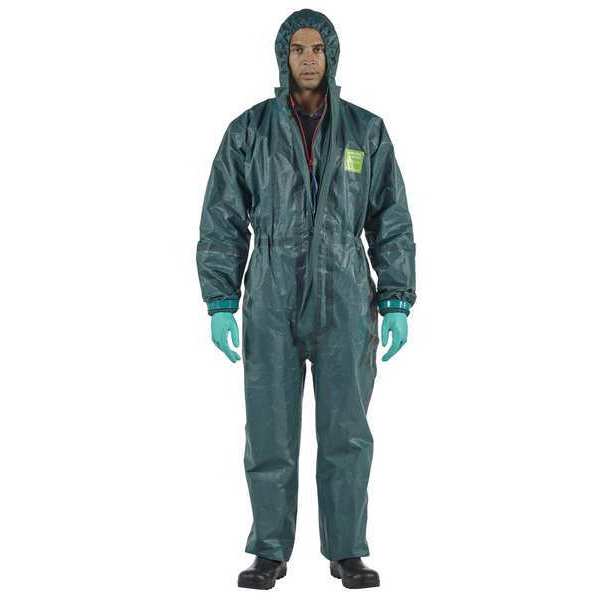 Chem Res Hooded Coverall, Taped, XL, PK6