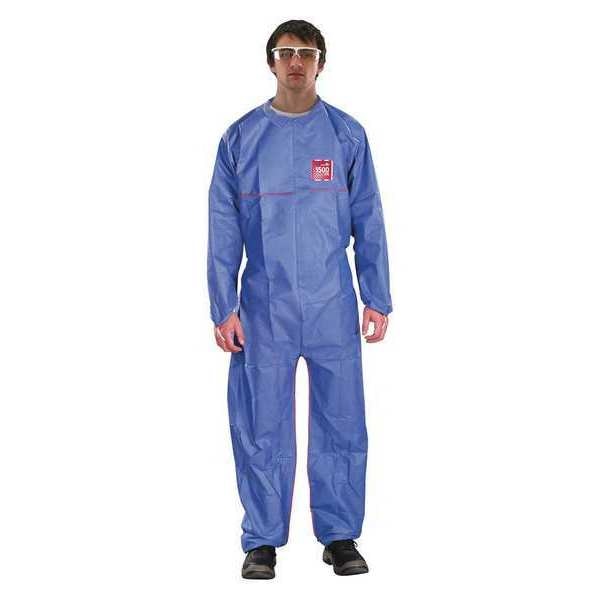 Collared Coveralls, Blue, Zipper
