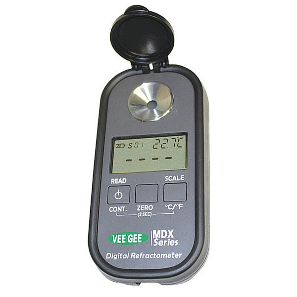 Digital Refractometer, nD, Brix, 0.0-90.0%