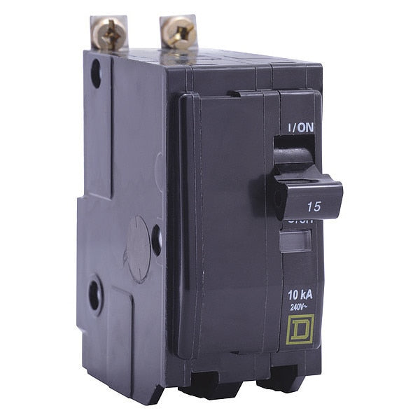 Miniature Circuit Breaker, 30, 120/240VAC, 2 Pole, Bolt-On Mounting Style, QHB Series