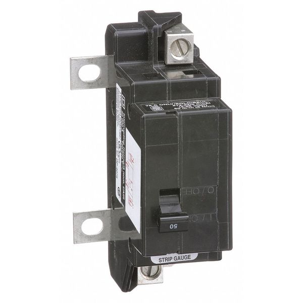 Miniature Circuit Breaker, 50, 240VAC, 2 Pole, Bolt-On Mounting Style, QOM Series