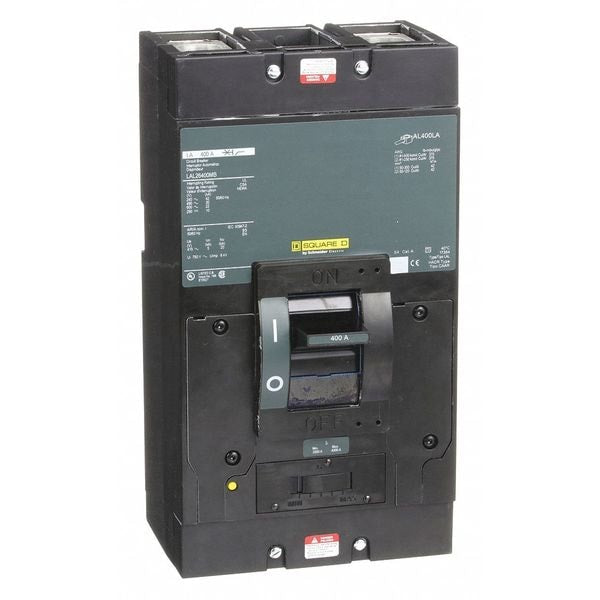 Molded Case Circuit Breaker, 400, 600VAC, 2 Pole, Unit Mount Mounting Style, LAL Series