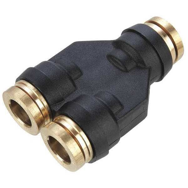 Y Union, 1/4 in. Tube Size, 1.52 in. L