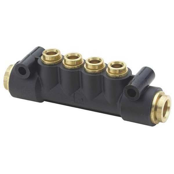 Manifold, 3/8 in. Outside Dia., 6.49 in. L