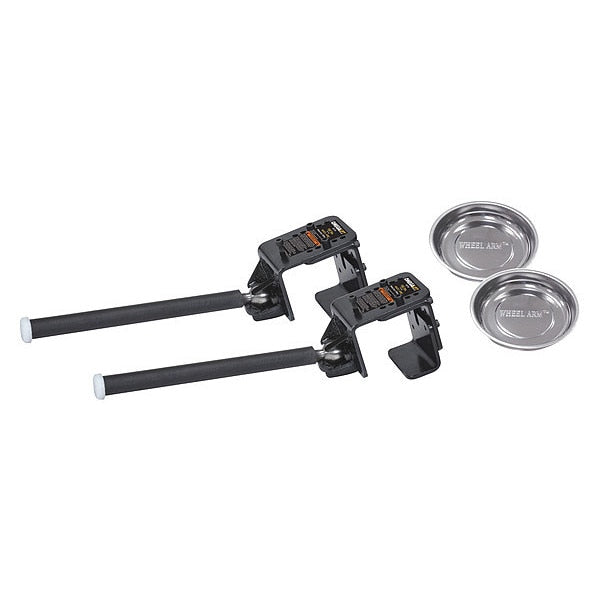 Wheel Arm, 5in.L, Adjustable, 100lb. Tires