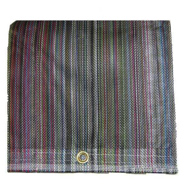 Mesh Tarp, 12 x 14 ft, 5 Mil, Vinyl, Standard Duty, Multi, Tear Resistant, UV Resistant