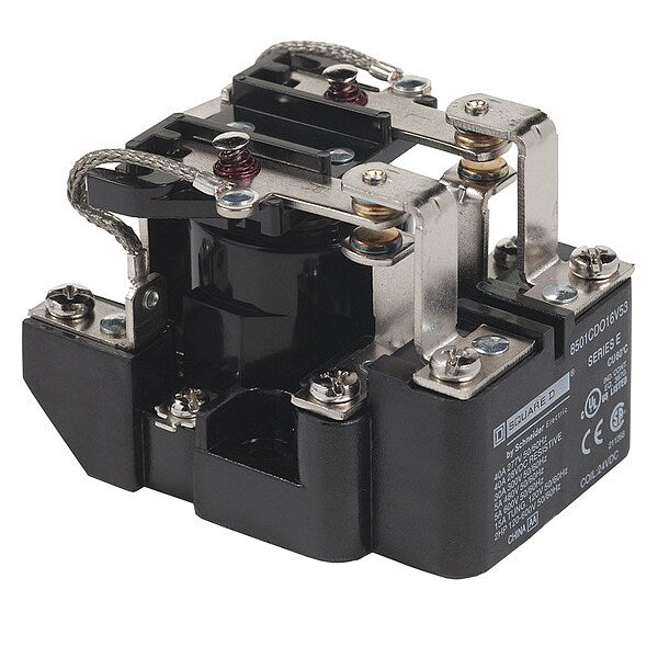 Relay, 600VAC Coil Volts, 2 NO/2 NC; DPDT
