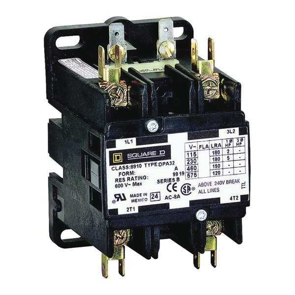 600VAC Definite Purpose Contactor 2P 30A