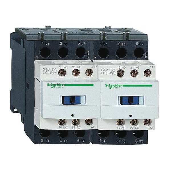 IEC Magnetic Contactor, 3 Poles, 24 V DC, 9 A