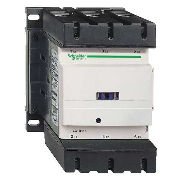 IEC Magnetic Contactor, 3 Poles, 24 V DC, 115 A