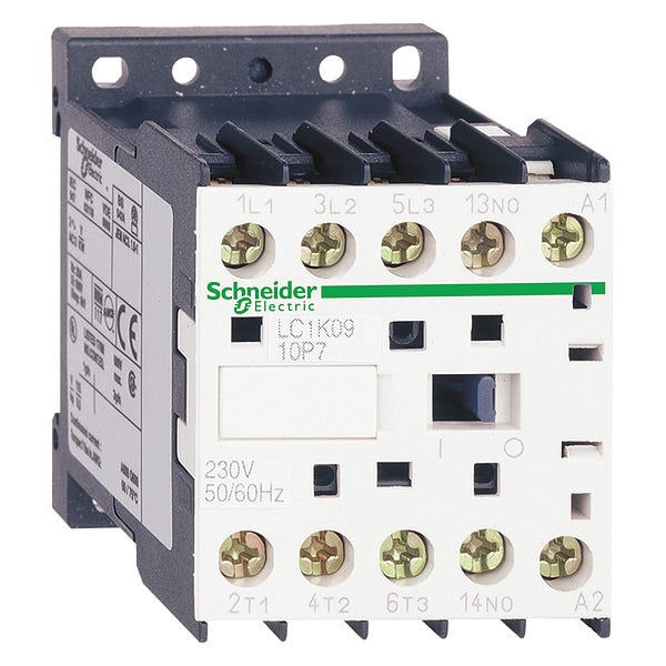 IEC Magnetic Contactor, 3 Poles, 24 V AC, 9 A, Reversing: No